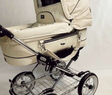 Emmaljunga Mondial Duo Combi Beige Leatherette Baby stroller 2 in 1