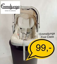 Emmaljunga Mondial Duo Combi Beige Leatherette Bērnu rati 2 vienā