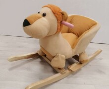 Lion Rocker Plush Animal Мягкое кресло-качалка с поддержкой спинки