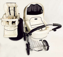 Emmaljunga Mondial Duo 3 in 1 Leatherette Baby stroller